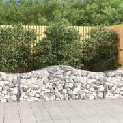 vidaXL Συρματοκιβώτια Τοξωτά 8 τεμ. 200x50x60/80 εκ. Γαλβαν. Ατσάλι