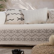 Ριχτάρι Τριθέσιου Καναπέ (180x300) Nef-Nef Homeware Create Ecru