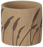Κασπώ Ανάγλυφα Στάχια 06-00-24536 Φ17,5x16cm Terracotta-Brown Marhome Κεραμικό