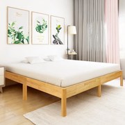 vidaXL Πλαίσιο Κρεβατιού 180 x 200 εκ. από Μασίφ Ξύλο Δρυός