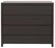 Συρταριέρα Selina 4ων συρταριών wenge 105x40.5x92εκ