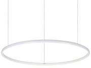 Φωτιστικό Οροφής Hulahoop 258775 61x17/212cm LED 31W White Ideal Lux