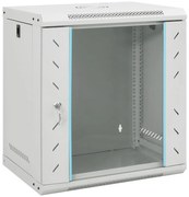 vidaXL Καμπίνα Δικτύου Επιτοίχια 12U 19&#039;&#039; IP20 53x40x60 εκ.
