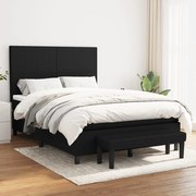 ΚΡΕΒΑΤΙ BOXSPRING ΜΕ ΣΤΡΩΜΑ ΜΑΥΡΟ 140X200 ΕΚ. ΥΦΑΣΜΑΤΙΝΟ 3136439