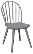 ZITA PLUS Καρέκλα Πολυπροπυλενίου 4τμχ Mirella Oval Camel 47Χ54Χ91εκ.  20.0232.S