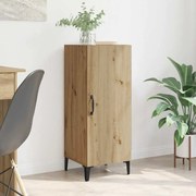 vidaXL Πλαϊνό γραφείο artisan δρυς 34,5 x 34 x 90 εκ.