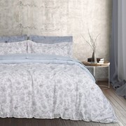 Σεντόνια Prestige 1684 (Σετ 4τμχ) White-Grey Das Home Υπέρδιπλo 240x260cm 100% Βαμβακοσατέν