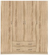 ΝΤΟΥΛΑΠΑ 4ΦΥΛΛΗ ΜΕ 2 ΣΥΡΤΑΡΙΑ AZALEA 200Χ56Χ180Υεκ. HM353.02 SONAMA