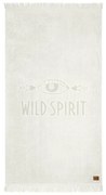 Πετσέτα Θαλάσσης Wild Spirit Jacquard Ecru Nima Θαλάσσης 90x160cm 100% Βαμβάκι