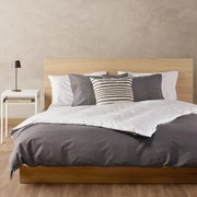 Πάπλωμα Pesca 30 Anthracite Kentia Μονό 160x240cm 100% Βαμβάκι