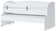 Κρεβάτι Παιδικό 2 Θέσεων Riddle Plus (Για Στρώματα 90x200/80x190cm) 161590959 98x205x102cm White Μονό