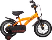 Thunder 12 Inch 21 cm Boys Coaster Brake Neon OrangeBlackAMIGO