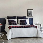 Παπλωματοθήκη Arthur 240x220cm White-Navy Tommy Hilfiger Υπέρδιπλo 100% Βαμβακοσατέν
