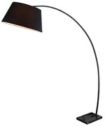 Φωτιστικό Επιδαπέδιο Aca MF11185BK LENNON Μαύρο Ματ (Black Mat)