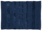 Ταπέτο Μπάνιου Life 1128-Navy Nef-Nef 60Χ90 60x90cm Cotton-Polyester