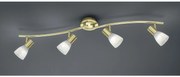 Φωτιστικό Οροφής 4xE14 4,9W IP20 Levisto Trio Lighting-871010408-Ορείχαλκος 871010408