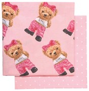 Σετ Σεντόνια Polycotton Λίκνου 70x120εκ. Essential Baby 8839 Γκρι-Μπεζ-Ροζ Greenwich Polo Club