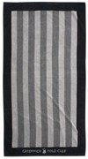 Πετσέτα Θαλάσσης 3886 Black-Ecru Greenwich Polo Club Θαλάσσης 90x170cm 100% Βαμβάκι