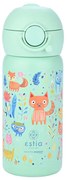 Παγούρι - Θερμός 350ml Με Καλαμάκι Estia Save The Aegean Feline Foliage 01-23461