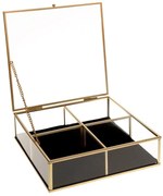 Μπιζουτιέρα 4 Θέσεων (20x20x6) A-S Gold Box 157218