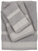 Πετσέτες Best 0653 (Σετ 3τμχ) Grey Das Home Σετ Πετσέτες 70x140cm 100% Cotton