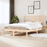 Σκελετός Κρεβατιού Χωρίς Στρώμα 120x190 εκ Μασίφ Ξύλο Πεύκου 3100993