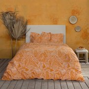 Σεντόνια Arbust Με Λάστιχο (Σετ 4τμχ) Deep Orange Nima King Size 180x232cm 100% Βαμβακοσατέν