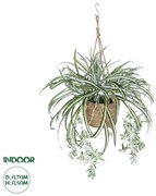 Τεχνητό Κρεμαστό Διακοσμητικό Χλωρόφυτο Artificial Garden 20638 Globostar 20638