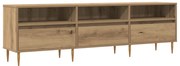 vidaXL Έπιπλο Τηλεόρασης τεχνίτης Δρυς 150x30x44,5 εκ.