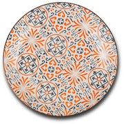 Πιάτο Ρηχό Πορσελάνινο "Maiolica orange" 27cm