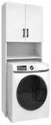 Έπιπλο πλυντηρίου Holton Megapap χρώμα λευκό 65,5x30x180εκ.-GP041-0054,1