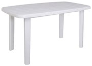 WOODWELL Ε365,8SORRENTO Τραπέζι Oval Dining Κήπου - Βεράντας, PP Απόχρωση Άσπρο 140x80x74cm oval Ε365,8