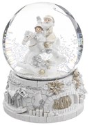 Χριστουγεννιάτικη Χιονόμπαλα (Φ10) F-R White Santa 183808