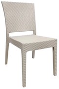 Καρέκλα Κήπου Cappuccino Rattan 47x55x87cm