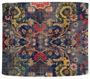 Καπέλο Φωτιστικού 1xE27 Μπλε Βελούδο Φ42cm Persia SH101108-G Ebb&amp;Flow SH101108-G Μπλε