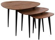 Ζιγκόν Emiliano (Σετ 3Τμχ) HM9256 69,5x67x46cm Natural-Black