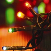 Epam Σειρά 180 Λαμπάκια Πυρακτώσεως Πολύχρωμα 7m Πράσινο Καλώδιο Με 8 Προγράμματα XLAGS10180