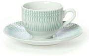 Φλυτζάνι Καφέ Με Πιατάκι Amalfi 25.372.17 100ml Veraman Cryspo Trio Porcelain