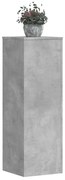 vidaXL Βάσεις Φυτών 2 τεμ. Γκρι Σκυρ. 33x33x100 εκ. Επεξεργασμένο Ξύλο
