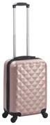 vidaXL Βαλίτσα Τρόλεϊ με Σκληρό Περίβλημα Ροζ Χρυσό από ABS