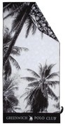 Πετσέτα Θαλάσσης 3875 Black-White Greenwich Polo Club Θαλάσσης 80x170cm Microfiber