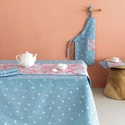Τραπεζομάντηλο TAT13 Blue Palamaiki 140X180 Βαμβάκι-Πολυέστερ