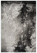 Χαλί (160x230) Polcarpet Damask 3572 Grey Black