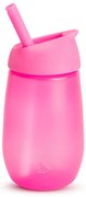 Παγούρι 296ml Με Καλαμάκι Munchkin Simple Clean Straw Cup Pink