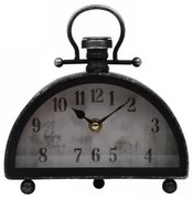 ΕΠΙΤΡΑΠΕΖΙΟ ΡΟΛΟΙ Fylliana ”Vintage Lantern” ΜΕΤΑΛΛΙΚΟ ΜΑΥΡΟ ΧΡΩΜΑ 18.5x5.5x18.5εκ 125-222-347
