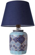 Φωτιστικό Επιτραπέζιο 687HMY2215 30x53cm E27 40W Multi-Blue Opviq