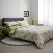 Σεντόνια Silvia-1 (Σετ 4τμχ) Green Vesta Home Διπλό 200x260cm 100% Βαμβάκι
