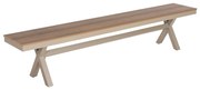 ΠΑΓΚΑΚΙ ΑΛΟΥΜΙΝΙΟΥ TAWNEE HM6040.04 ΣΑΜΠΑΝΙ-POLYWOOD ΚΑΘΙΣΜΑ ΦΥΣΙΚΟ 220x36x44,5Υεκ. (1 Τεμμάχια)