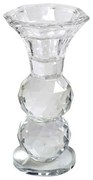 Κηροπήγιο Κρυστάλλινο XAS121 5x5x12cm Clear Espiel Crystal