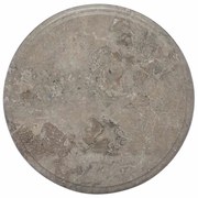 vidaXL Επιφάνεια Τραπεζιού Γκρι Ø40 x 2,5 εκ. Μαρμάρινη